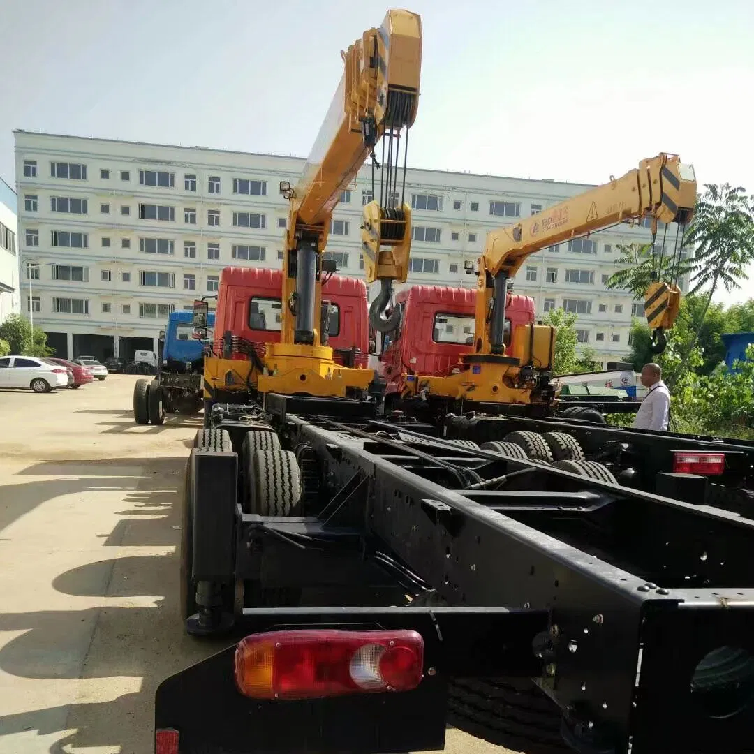 Truck Mounted Crane Jiangwei 8 Tons Telescopic Straight Arm Crane with 150m Lifting Capacity
