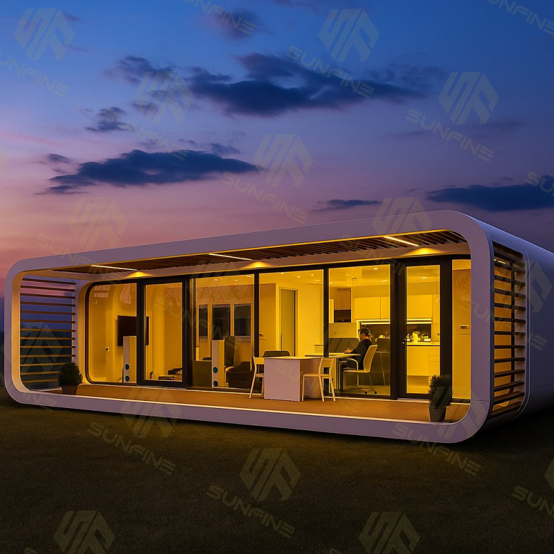 Luxury Apple Cabin Container Office Apple Cabin