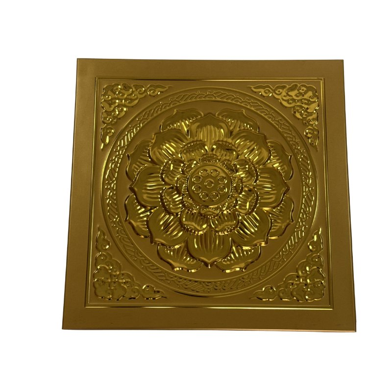 Decorative Aluminum Ceiling Panel Geometric Design for Spiritual Interior Design