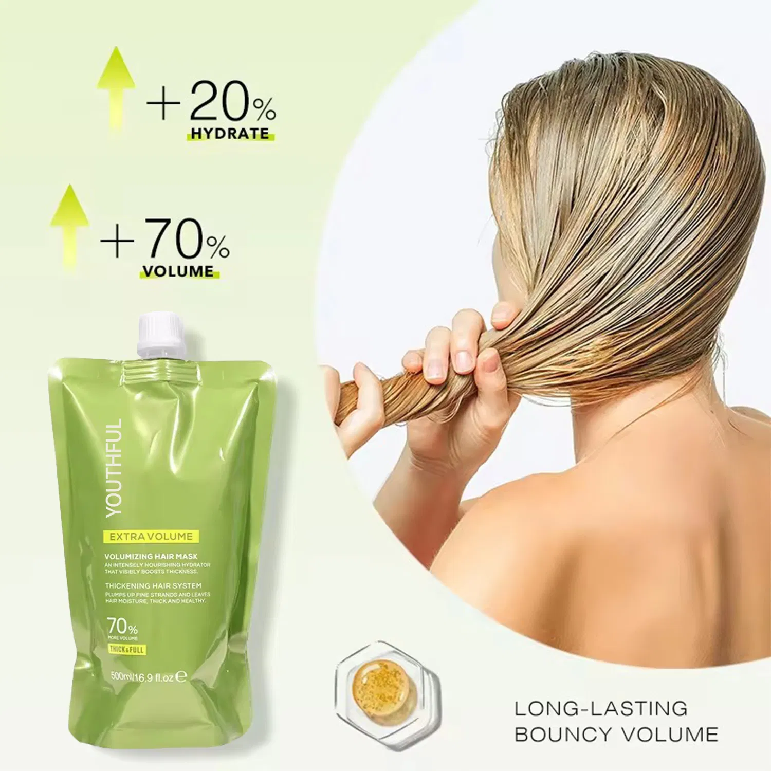 Professional Salon Deep Moisturizing Hair Repair Treatment Keratin Collagen Hair Mask
