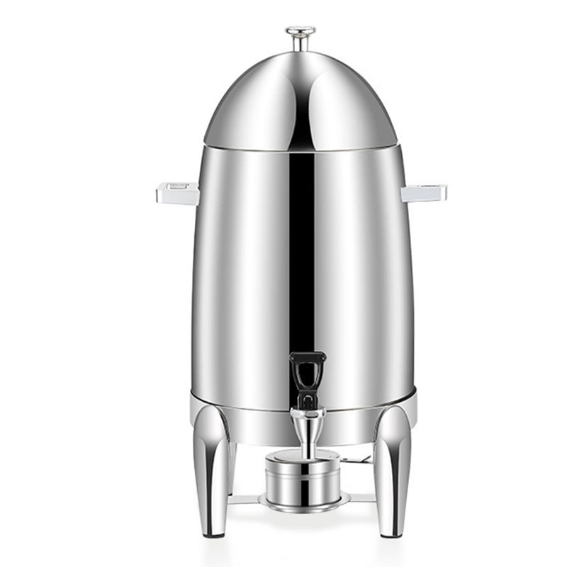 Gold 12L Stainless Steel Visible Juice Dispenser PC Barrel Coffee Urm