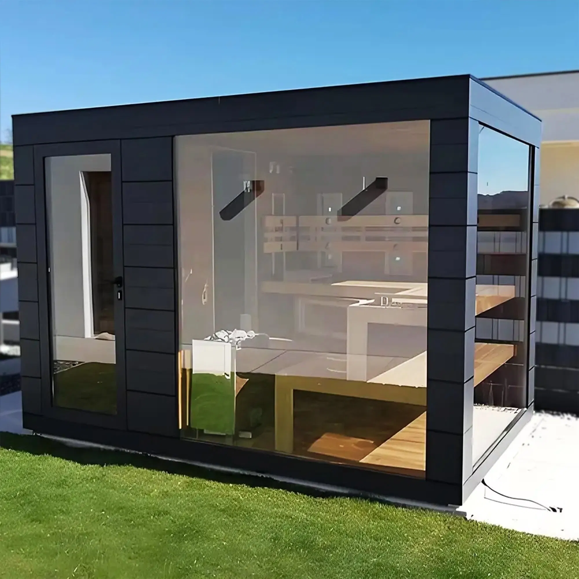 Уличная сауна из кедра с инфракрасным обогревом