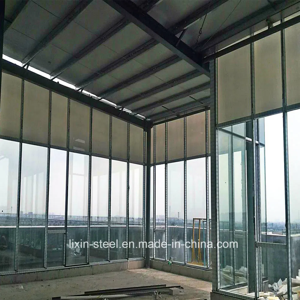 Portable Steel Structure Building Looks Like Traditional Concrete After Decoration