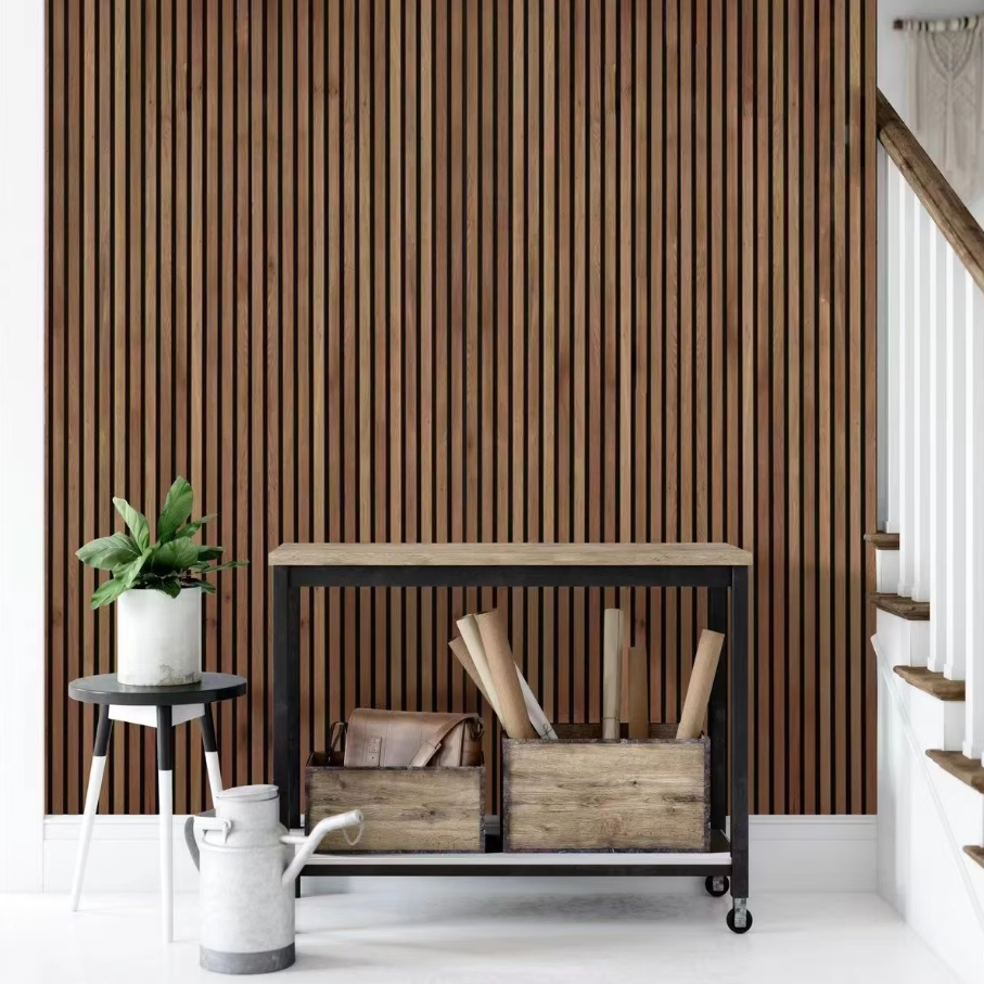 High Quality Soundproof MDF Akupanel Wood Slatted Wall Acoustic Felt Panels