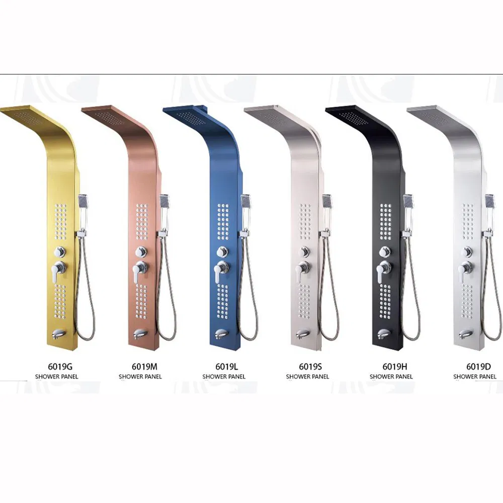 Massage Bathroom Sanitary Ware Rainfall Stainless Steel Shower with SPA Shower Panel