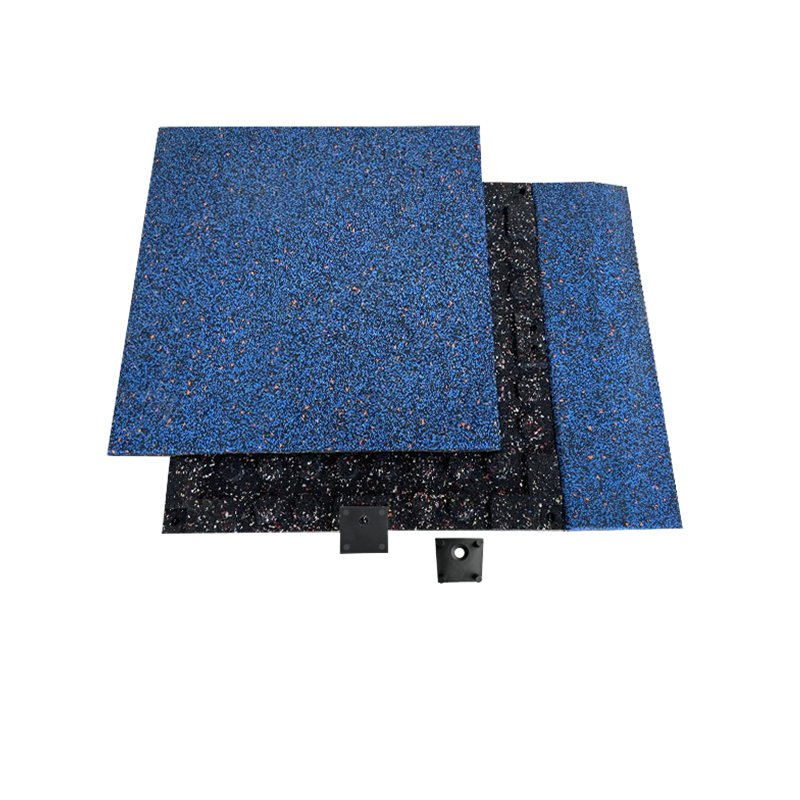 No Toxic Galaxy Sport Flooring Rubber Tile with Cap System