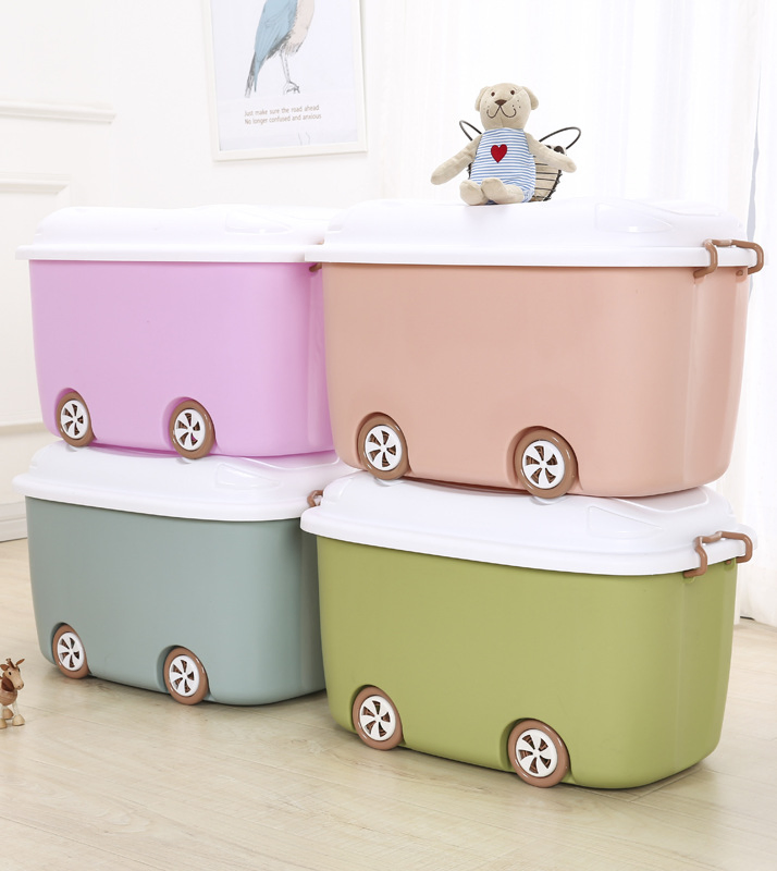 Food Grade Children's Plastic Toy Storage Box Clothes Locker