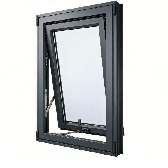 Anti-Fall, Outward-Opening and Inward-Tilting Aluminum Heat-Insulating Frence Awning Window