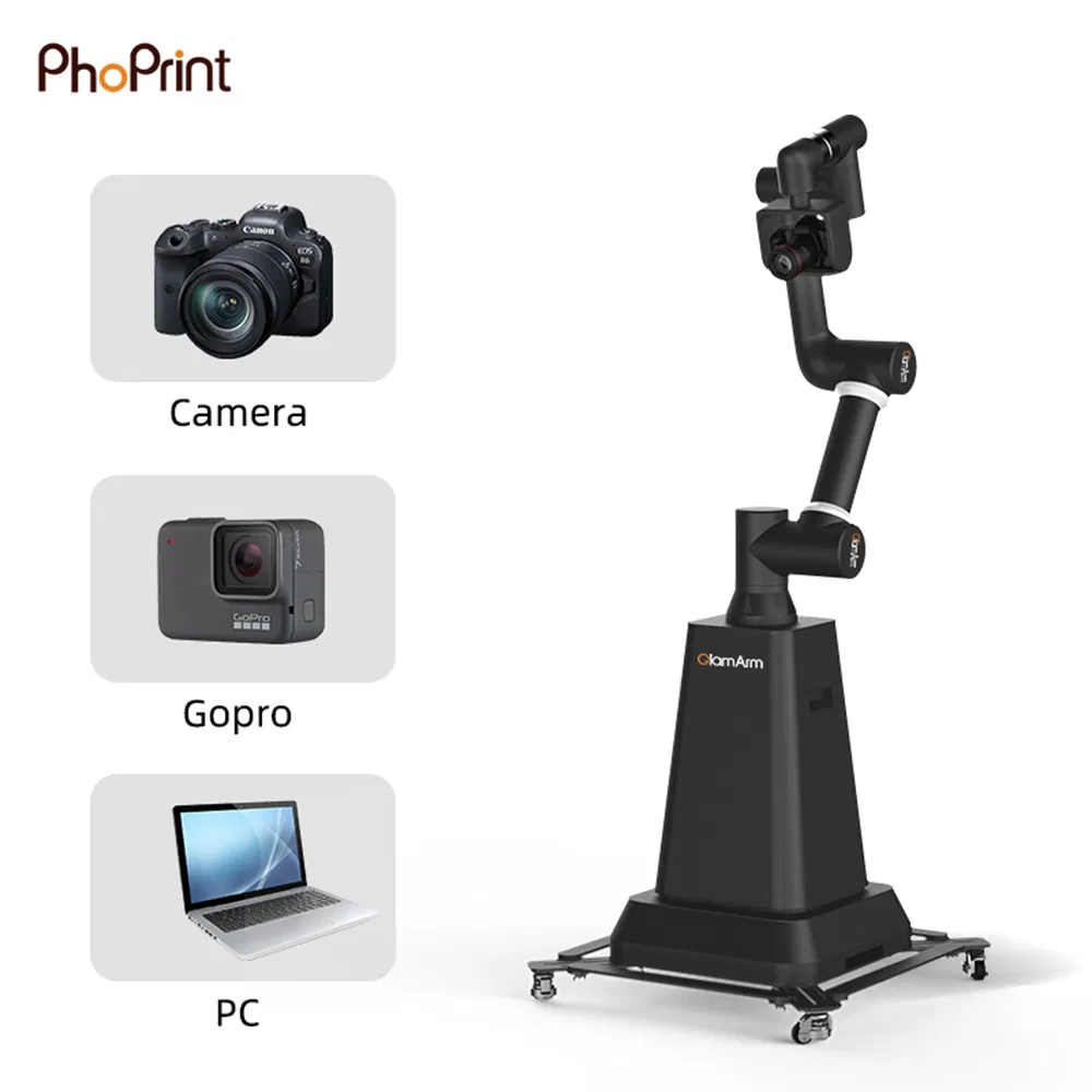 High-Tech Robotic Camera Arm for Stunning Event Photography Glambot Robotic Arm Camera Glambot Photo Booth
