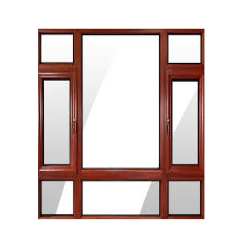 Customized Aluminum and Wood Composite Window Inside Opening Window Home Hotel