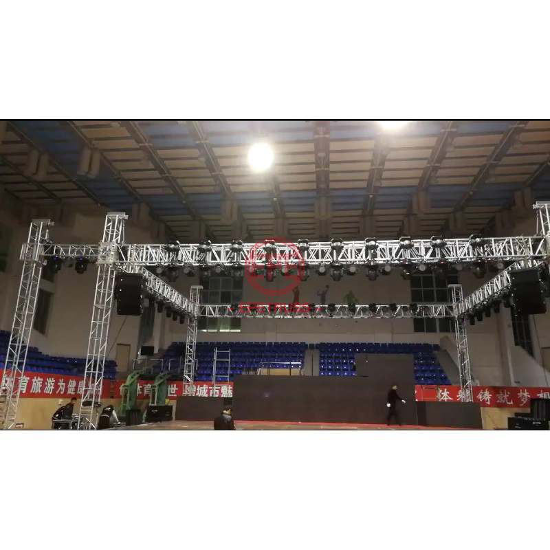 400*400mm Arc-Shape Lighting Truss Roof System Stage Aluminum Truss Display
