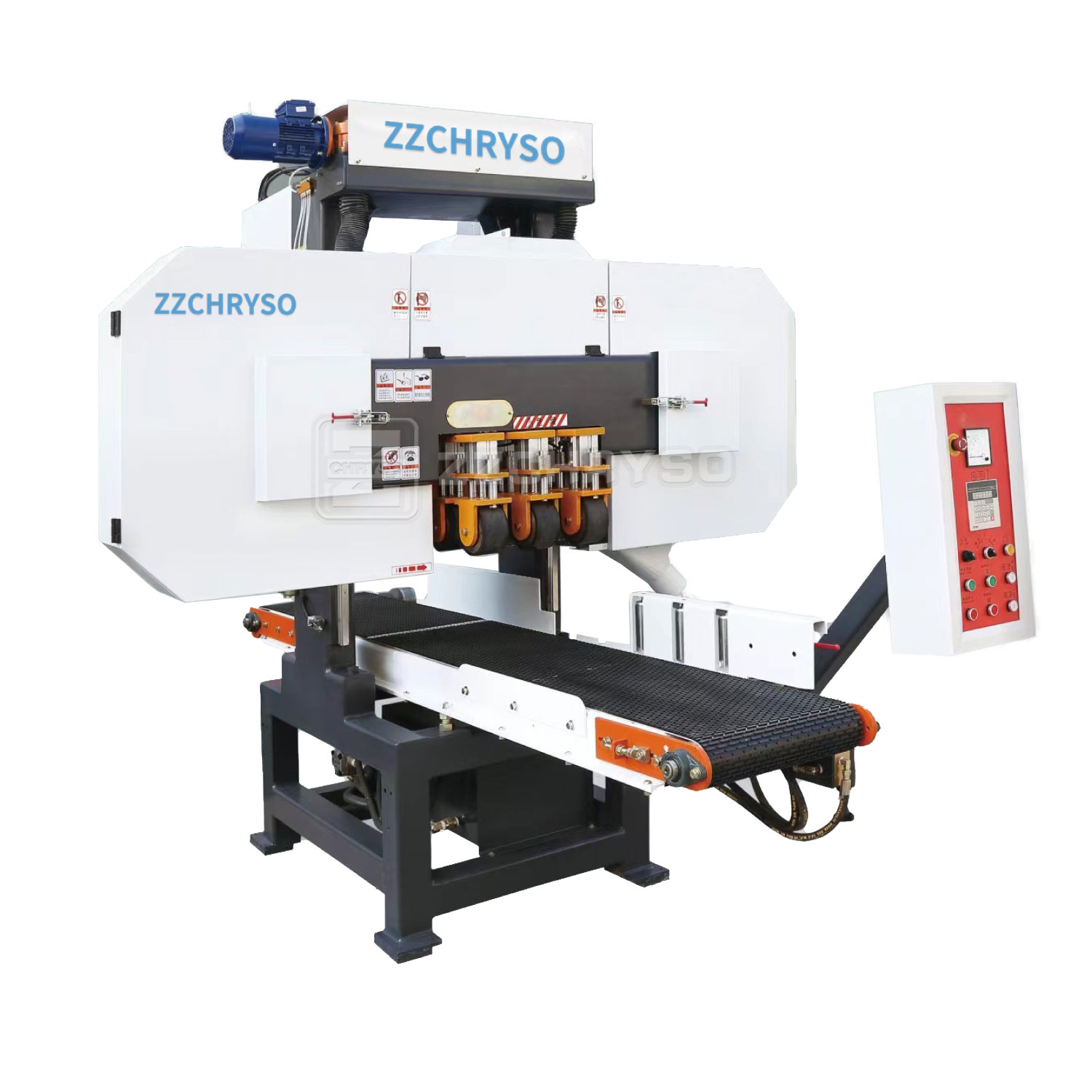 Ленточная пила по дереву автоматическая горизонтальная