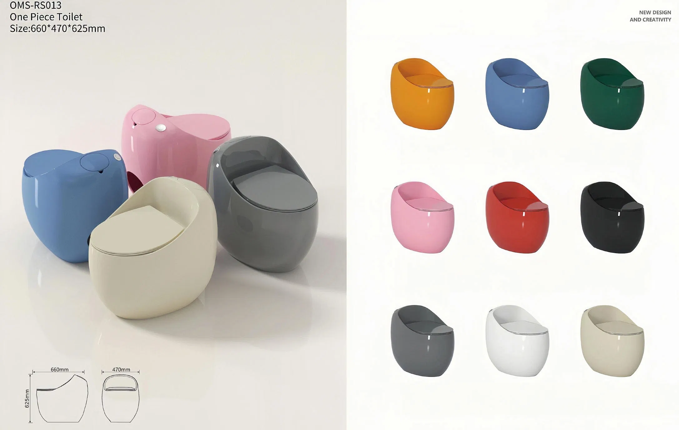 Luxury Automatic Toilet with Touchless Flush and Heated Seat