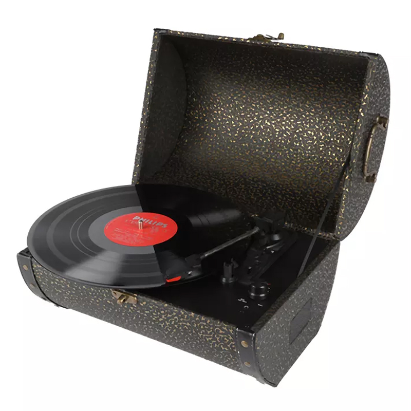Multi Audio Retro Tourne Disc Horn Speaker Music Box Player Gramophone