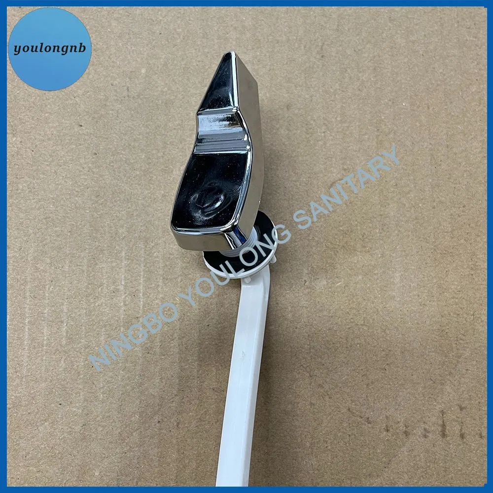 Plastic Chrome Finish Handle Toilet Tank Flush Lever