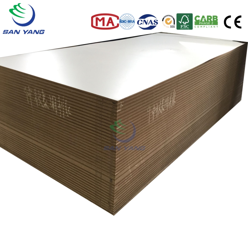 Super Strong Quality Fiberboard Raw MDF HDF Board White Melamine Faced MDF Laminated MDF Board with Cheap Price