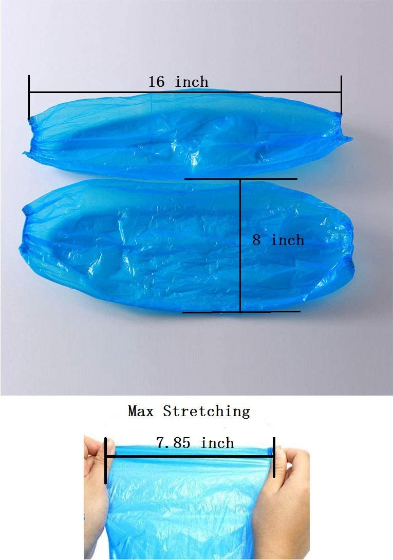 Waterproof Protective Plastic Disposable PE Sleeve Cover for Household Cleaning/Clean-Room/Food Processing/Industry/Service