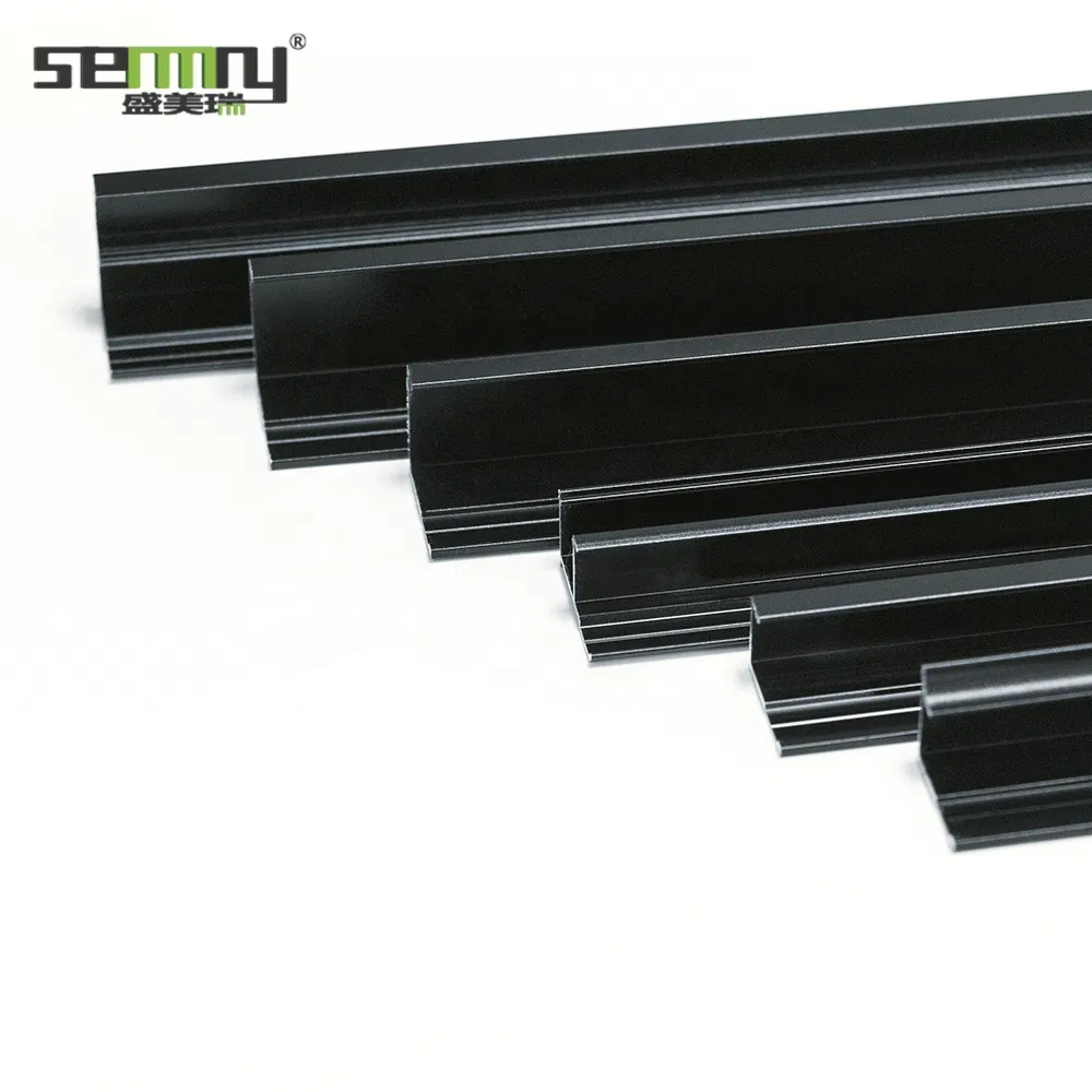 Cool Fashion Brushed Aluminum Extrusion Exterior Protector Strips Aluminum Tile Trim Accessories