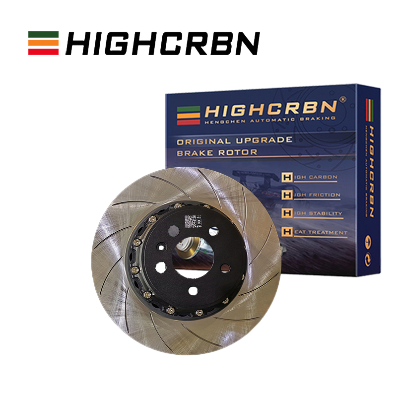 Premium 2-Piece High-Carbon Brake Disc Rotors for Tesla Model 3 Performance (OE# 1044616-00-D)