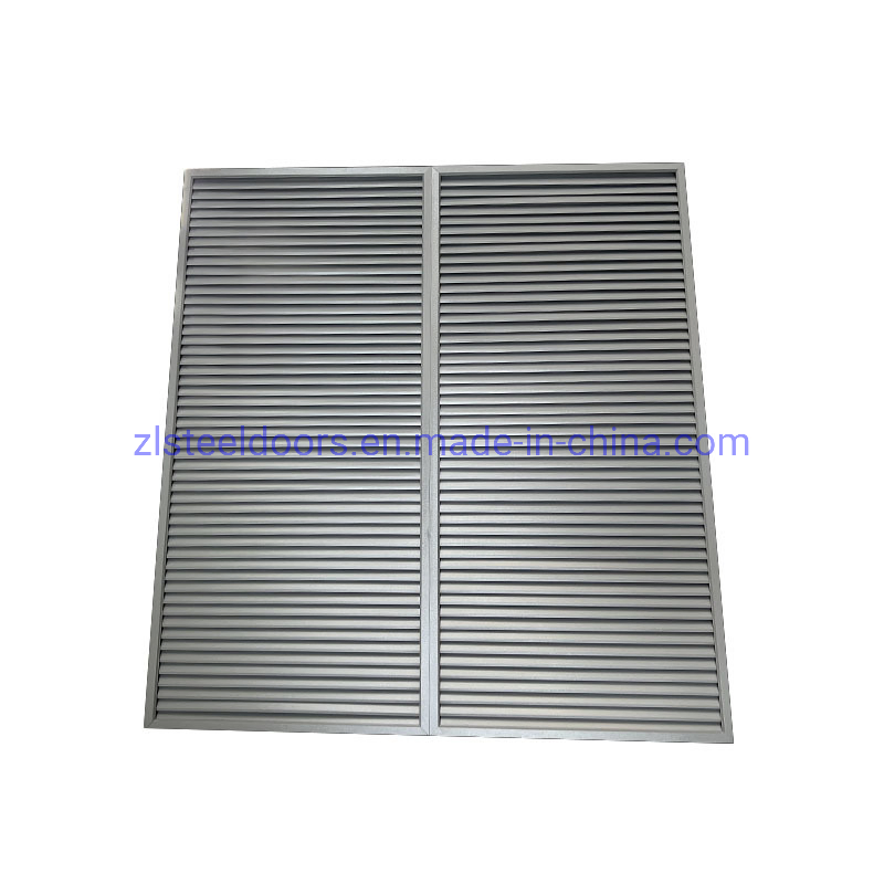 Steel Stainless Standard Custom Aluminum Single Hinged Swing Exterior Aluminium Louver Doors