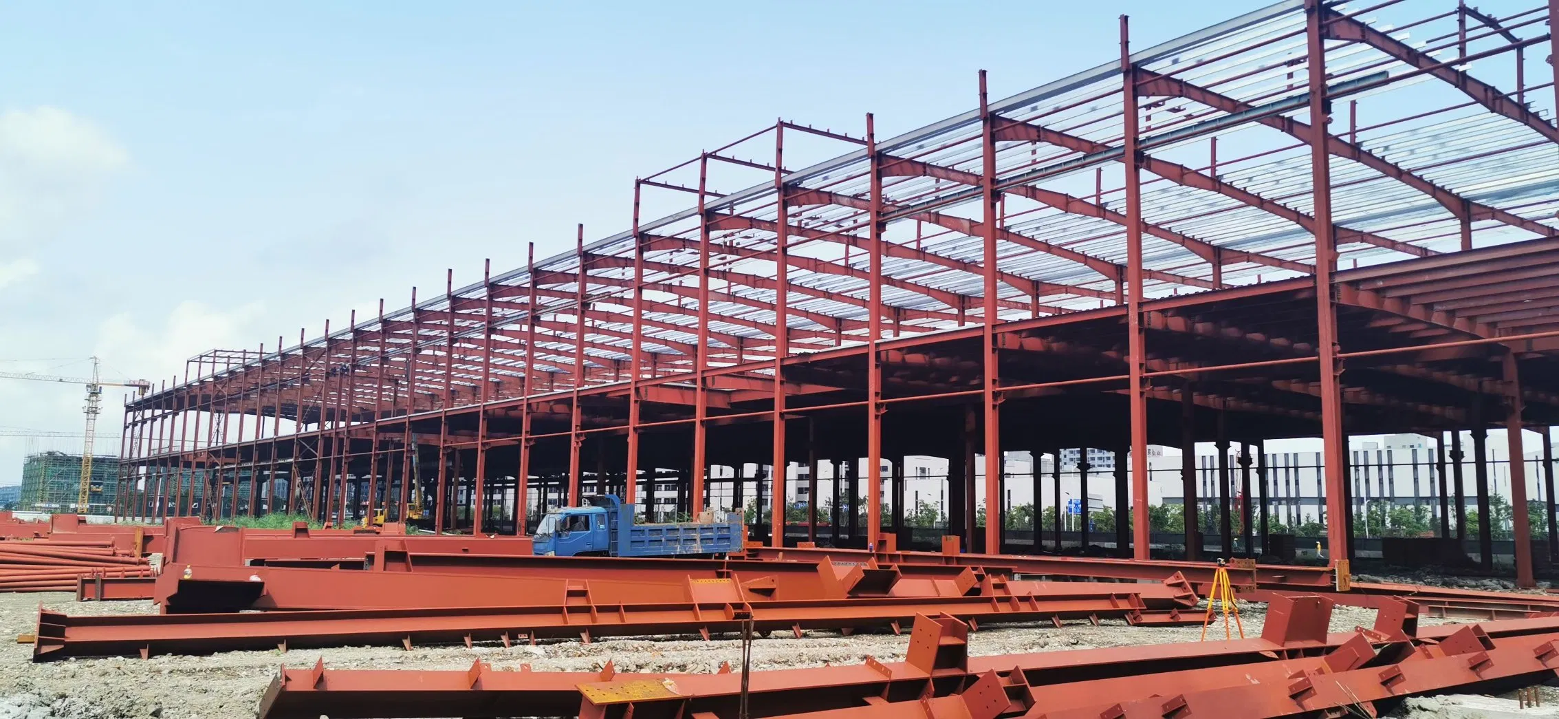Multi-Story Prefabricated Building Steel Structure Building Steel Frame Prefab House