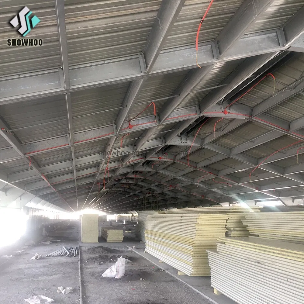 China Cheap Prefab Poultry Farming Prefabricated Industrial Chicken House Africa