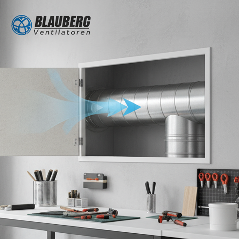 Blauberg Turbo 150c Low Noise Exhaust Commercial Powerful Extractor Jet Turbo Duct Fan