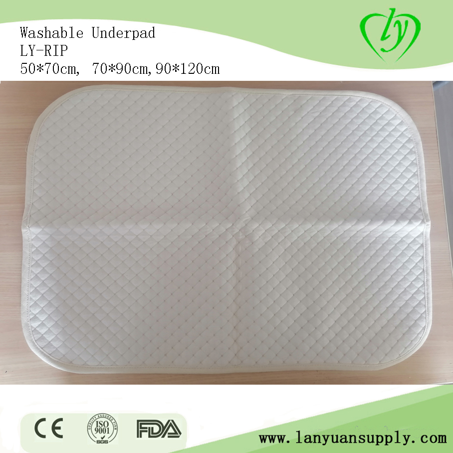 Washable Incontinence Underpads Reusable Bed Pad