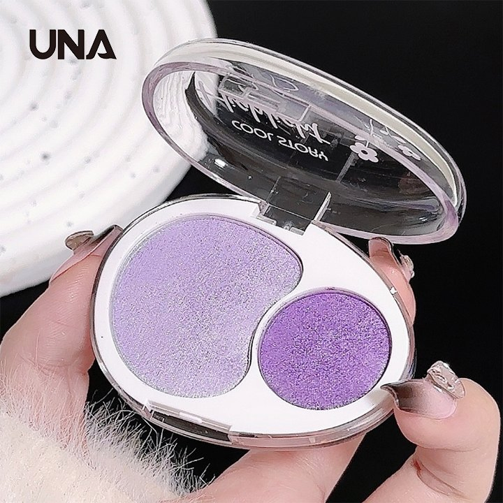 Pigment Private Label Vegan Glow 2 in 1 Contour Blusher Makeup Powder Cream 4 Colors Highlighter Palette