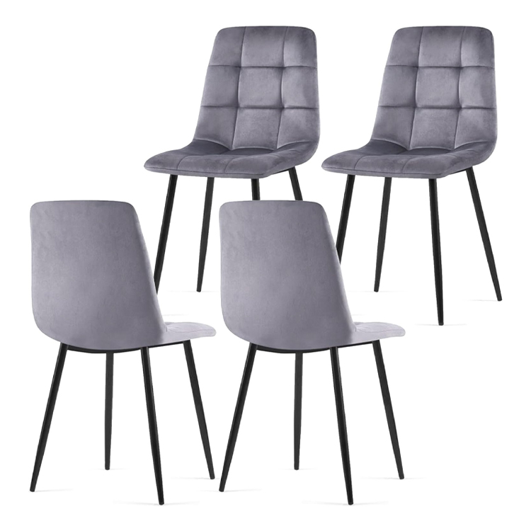 Стулья для ресторана металл бархат скандинавский стиль