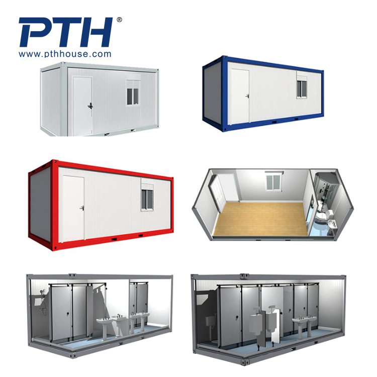 Pth Prefab Container House for Offices, Coffee Shop, Customized Housing, etc.
