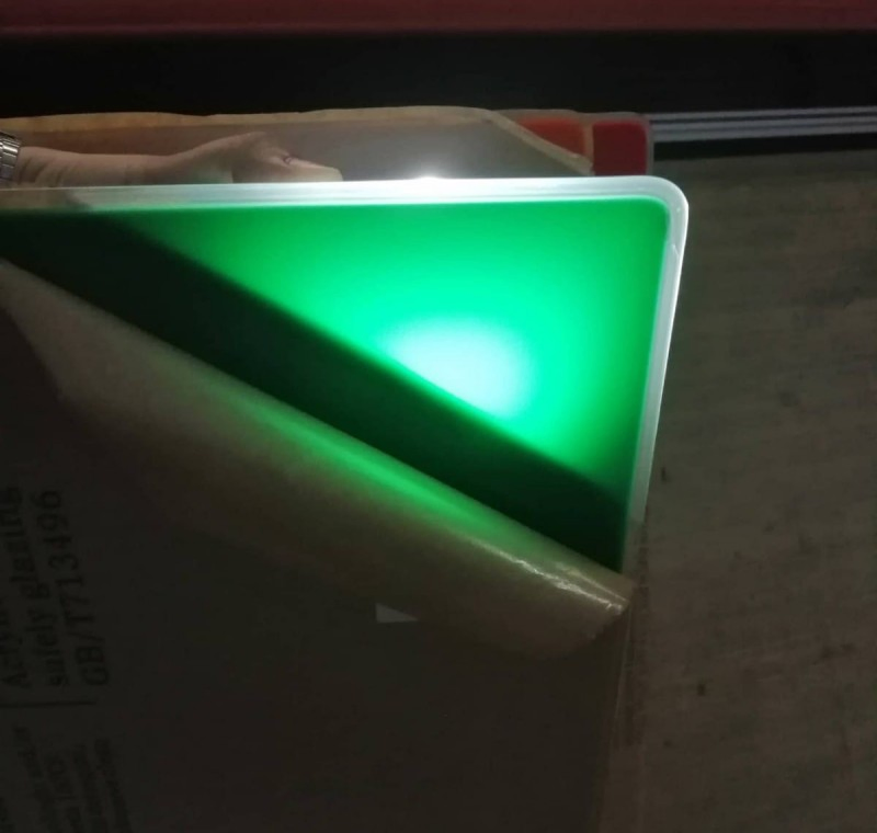 2050*3050mm Organic Clear Colored 5mm Cast Acrylic Sheet