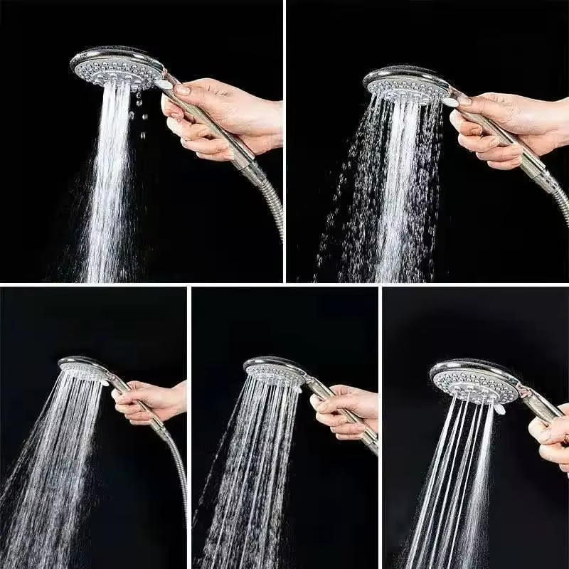 Hot Selling 5 Feature High Pressure ABS Plastic Handheld Bathroom Shower Heads