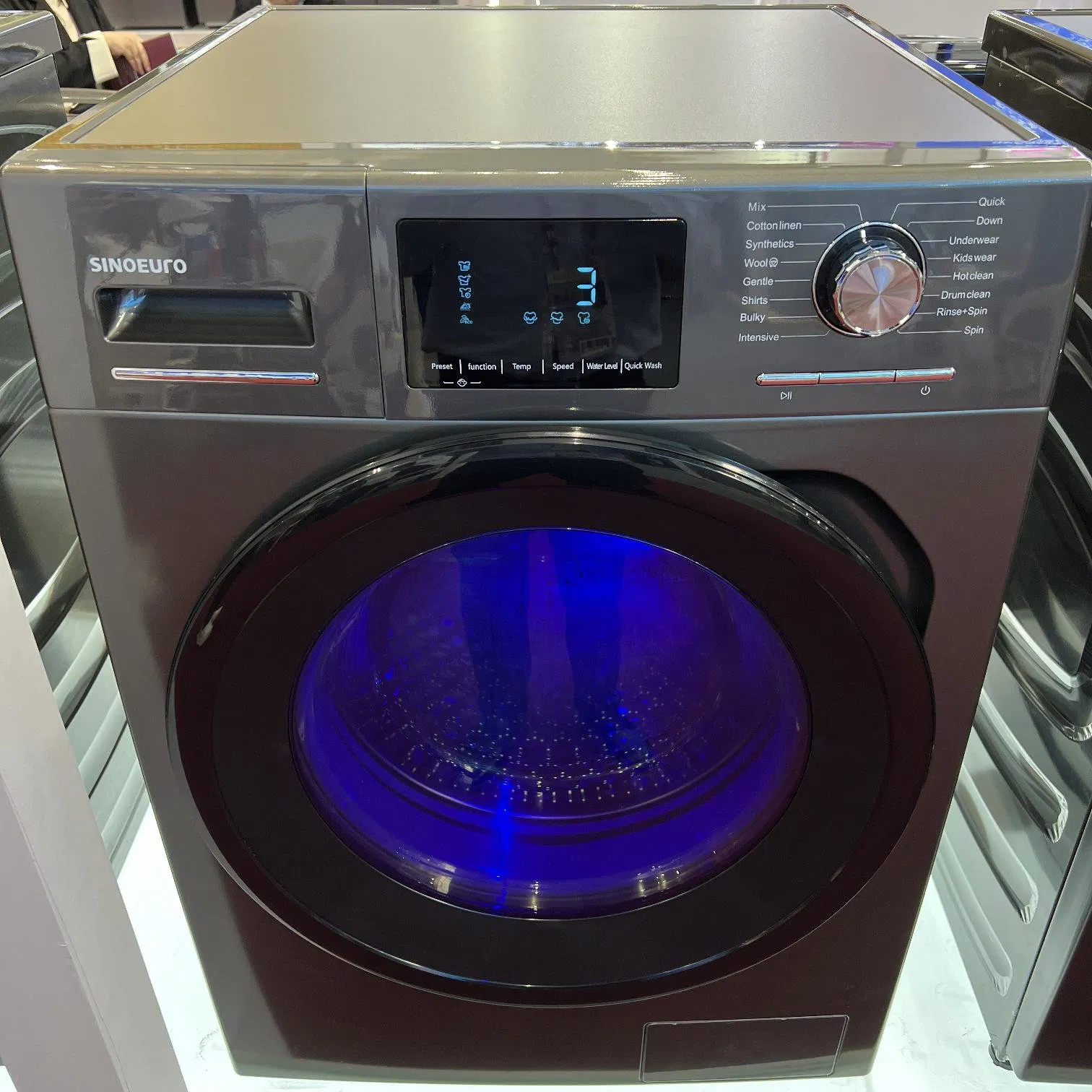 10kg Luxury Front Loading Washing Machine Spray Washing Washer