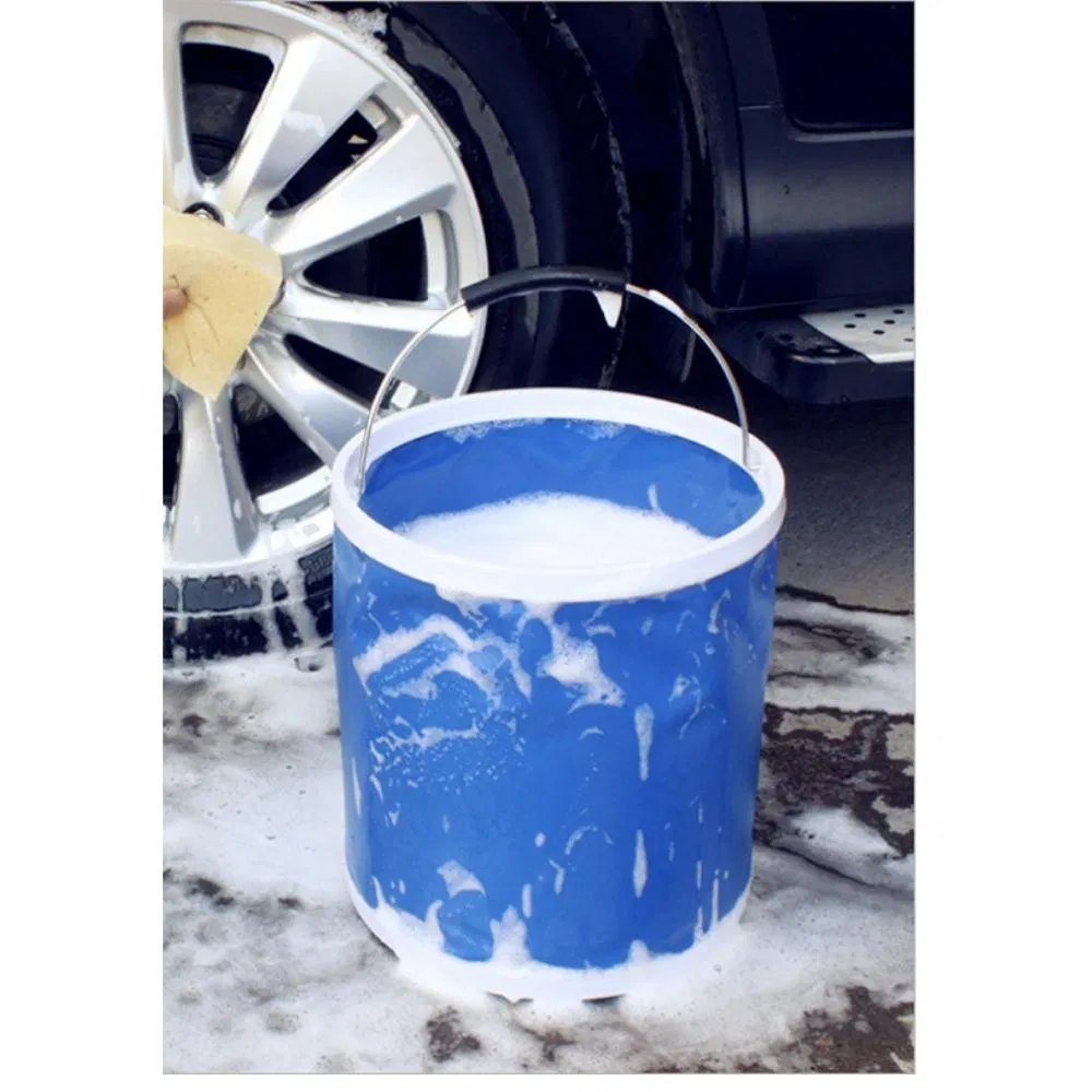Folding Bucket Portable Wash Bin Camping Fishing Car Wash Bucket Wbb20617