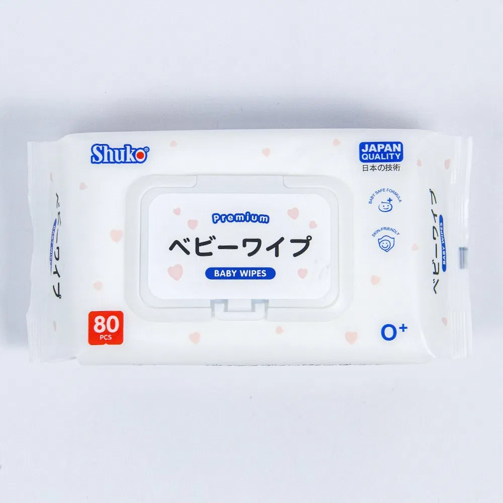 Premium Japan Soft Cotton Baby Wet Wipes for Sensitive Skin