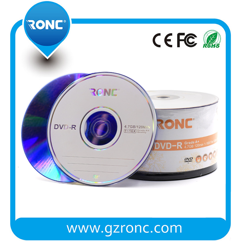 DVD-R диски Ronc 4.7 ГБ, 16x, 50 шт.