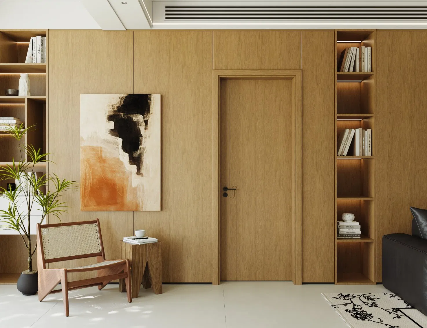 Insect-Resistant 2400/2500mm Length WPC Door for Thailand