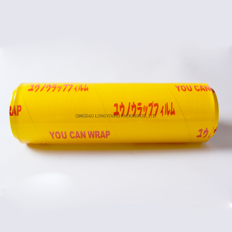 10mic 30/38/45cm 600m PVC Cling Film for Food Packing