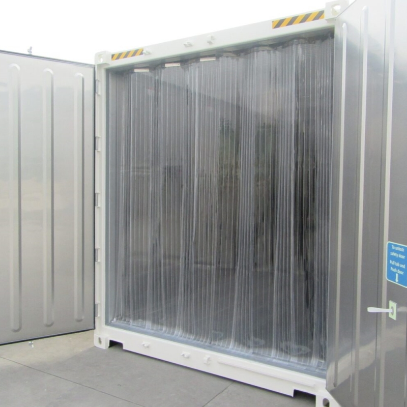 Customized Clear Waterproof Refrigerated Container PVC Strip Insulation Door Curtain for Cold Chain Transport