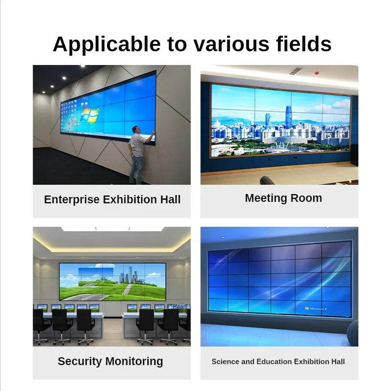 Видеостена Indoor 43" 4K с узкой рамкой для рекламы