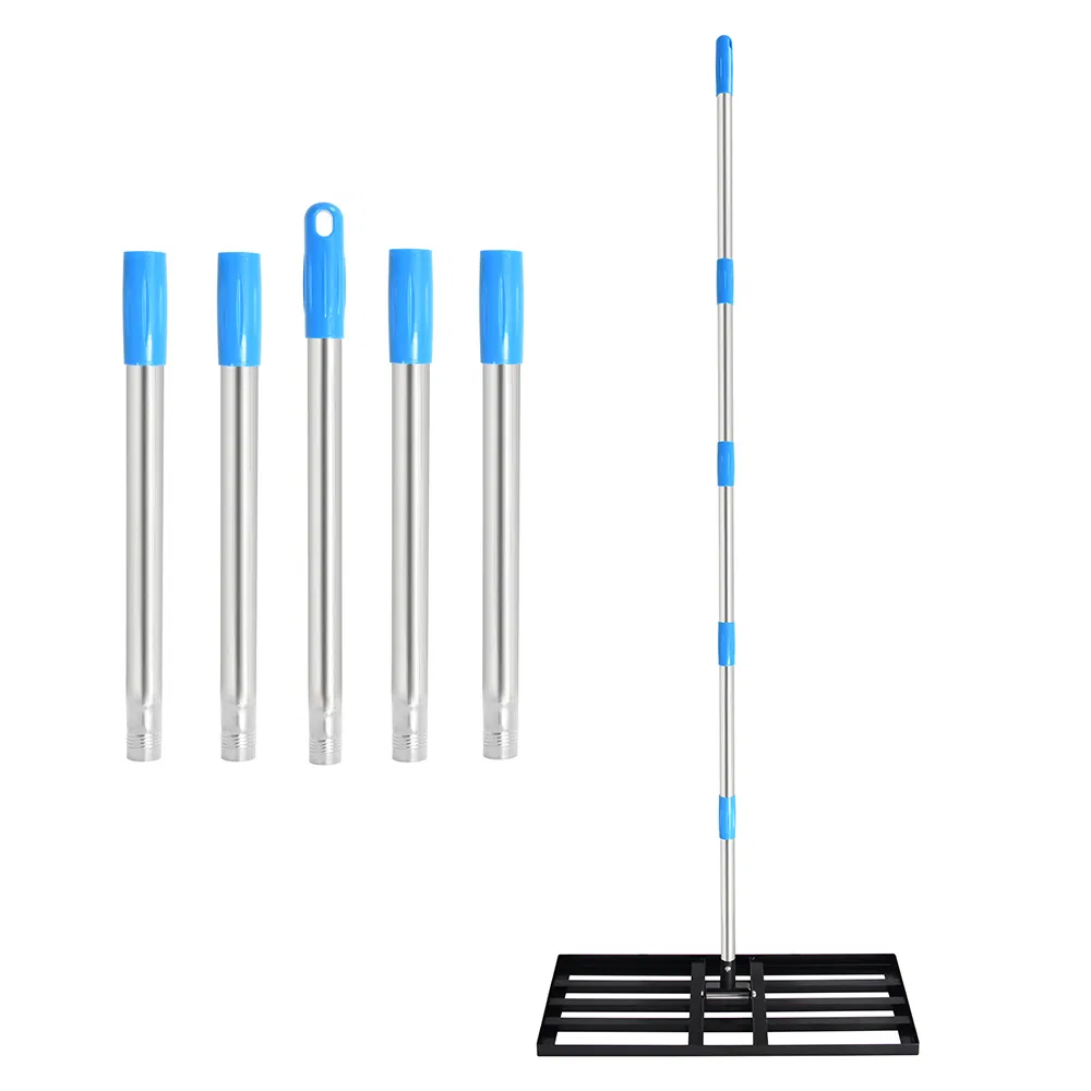 Customized Durable Leveler Carbon Steel Manual Landscape Flat Leveling Rake Levelawn Tools for Leveling