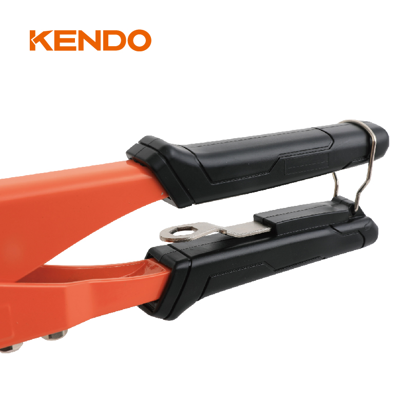 Kendo Hand Riveter with Revolving Head and Die Cast Aluminium Housing for Durability and Light Weight