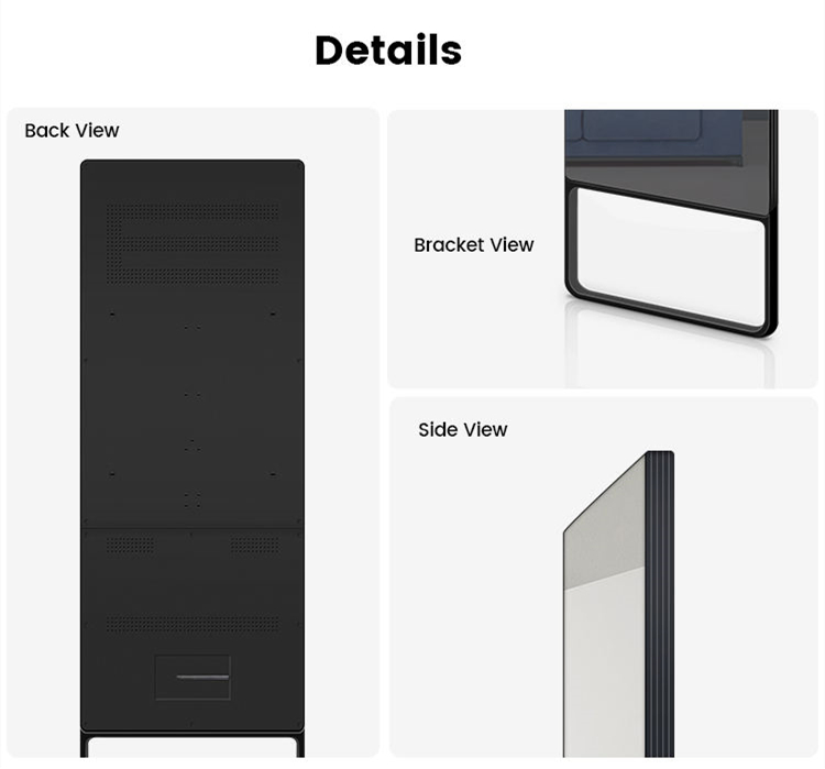 Advertising LCD Smart Touch Digital Signage Gym Home Intelligent Body Motion Senor Magic Fitness Mirror