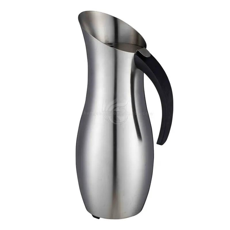 High Quality Stainless Steel Water Pitcher Water Filter Filtered Metal Black Service Restaurant Hotel Water Jug Purifier Kettle