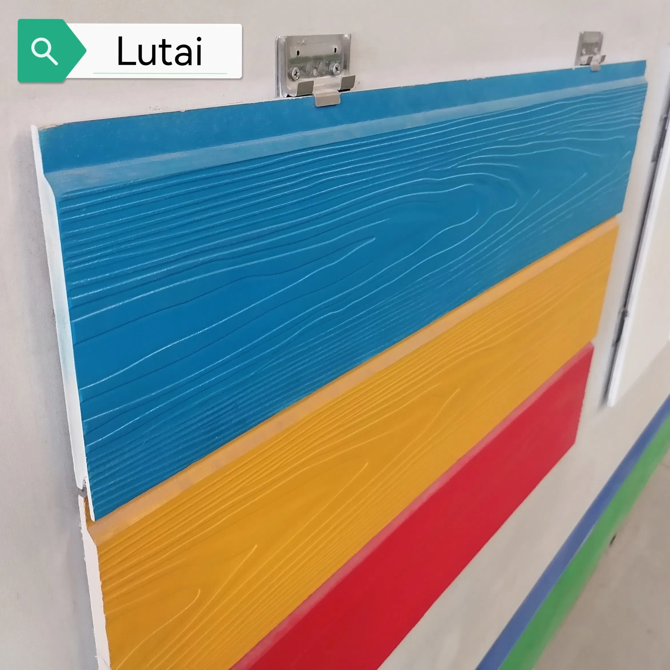 Wood Grain Cement Board for Prefabricated Houses Steel Structure