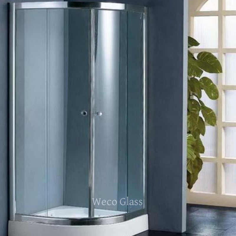 Tempered Clear, Acid, Figured Door Shower Room Shower Cabin Glass