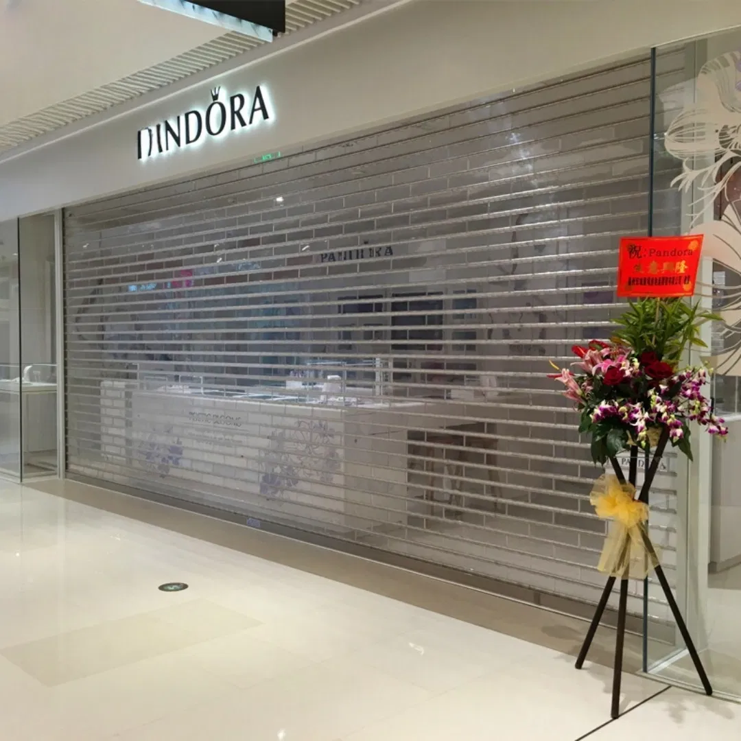 PVC Perspective Rolling Shutter Automatic Door for Industrial AC Motor