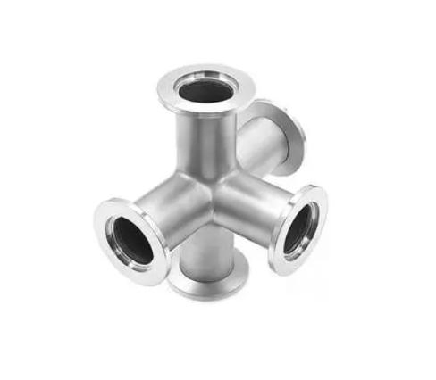 Wenzhou Vacuum Kf ISO CF Stainless Steel SS304 SS316 5way Cross