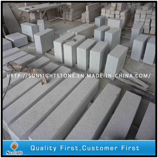 Cheap Price G603 Sesame White Flamed Granite Paving Stone for Landscape